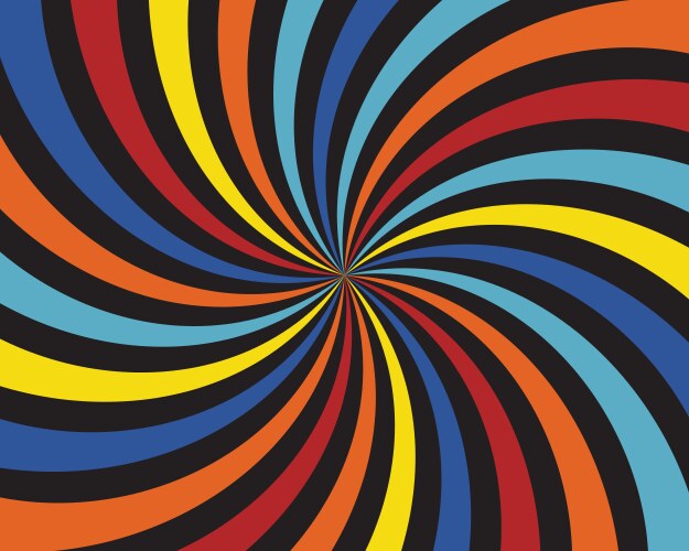 Abstract background pattern color rays vector image
