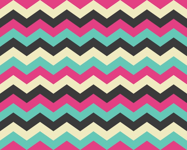 Zigzag pattern seamless zig zag background color vektorbild