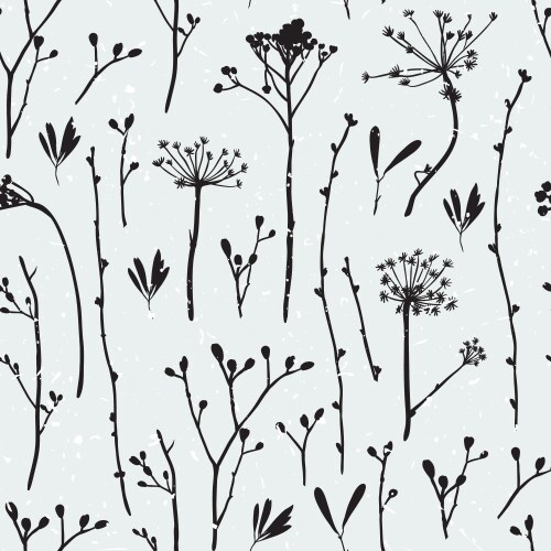 Seamless pattern of umbrellas flowers Royalty Free Vector