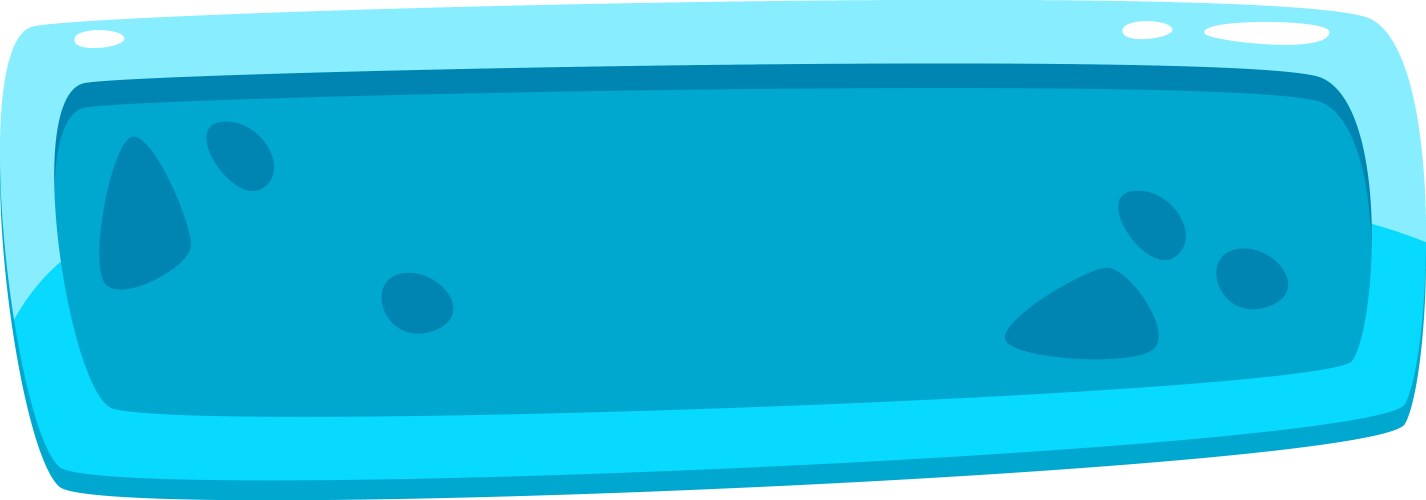 Rectangle web game button vector image