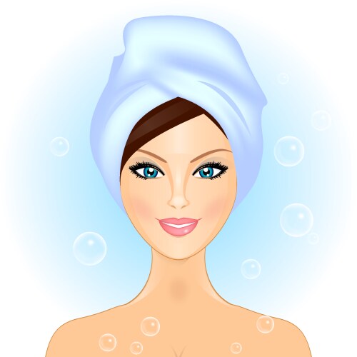 Facial spa Royalty Free Vector Image - VectorStock