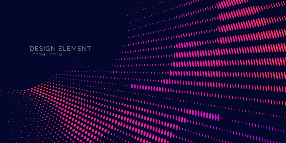 Dynamic Abstract Particle Background vector image