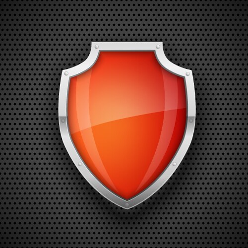 Protection shield Royalty Free Vector Image - VectorStock