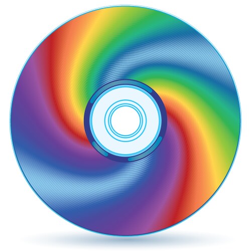 Cd disk Royalty Free Vector Image - VectorStock