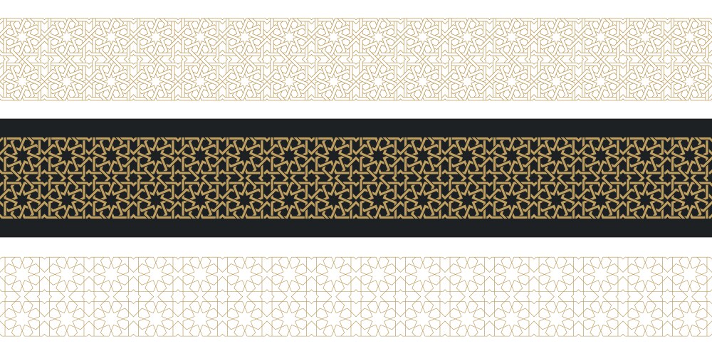 Seamless pattern in authentic arabian style Vector Image