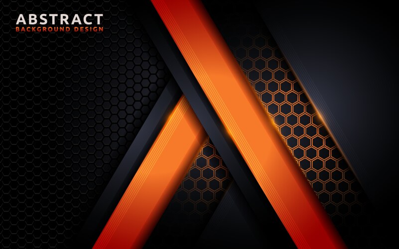 Modern tech background with overlap layer design vector image