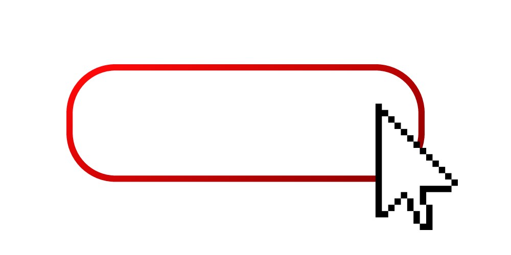 Computer mouse pointer frame with web vektorbild
