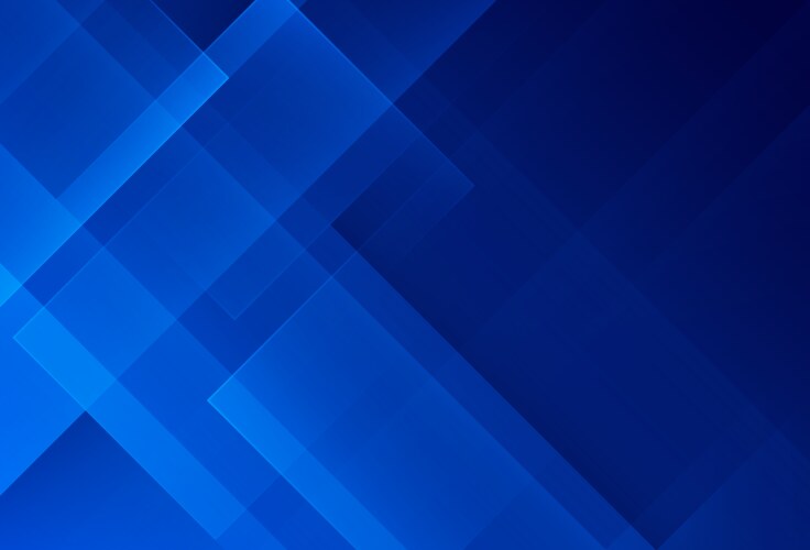 abstract blue square shape overlay background vector