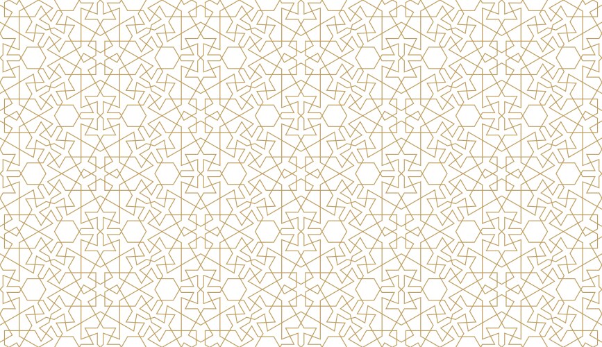 Seamless Pattern In Authentic Arabian Style Vector Image