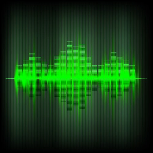 Music equalizer dynamic volume Royalty Free Vector Image