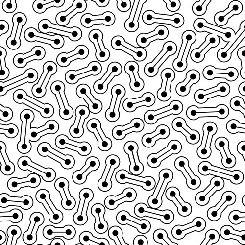 Abstract repeat pattern microchip vector image
