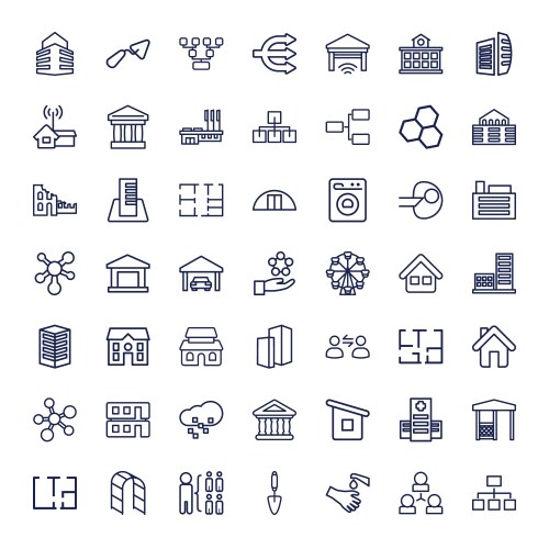 Structure icons (36982171) – Free Vector | VectorStock
