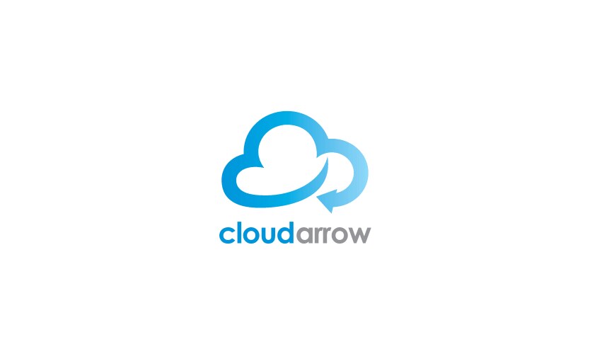 Infinity cloud logo design icon template Vector Image