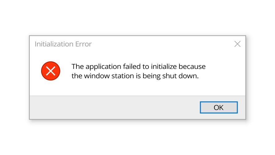 Error message on computer window screen ui vector image