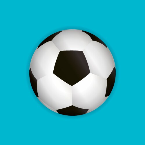 Soccer football ball Royalty Free Vector Image