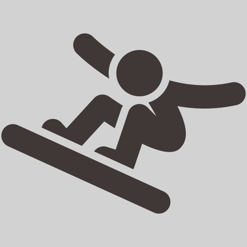 Snowboard icon Royalty Free Vector Image - VectorStock
