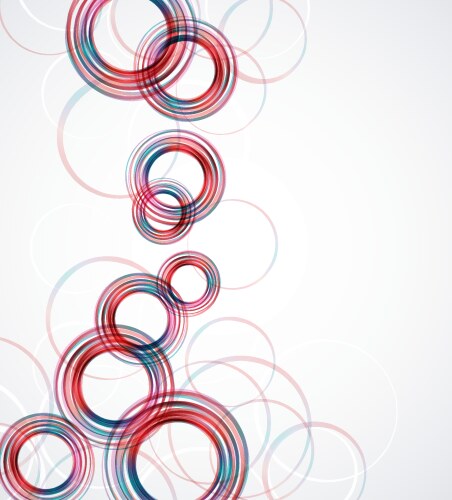 Abstract circles Royalty Free Vector Image - VectorStock