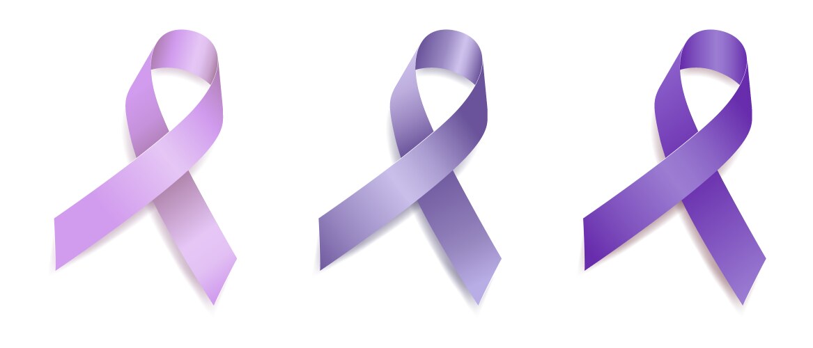 Cancer Awareness Ribbons Vector Image