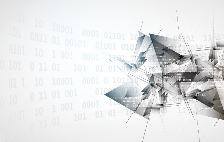 Abstract digital web site header banner background vector image