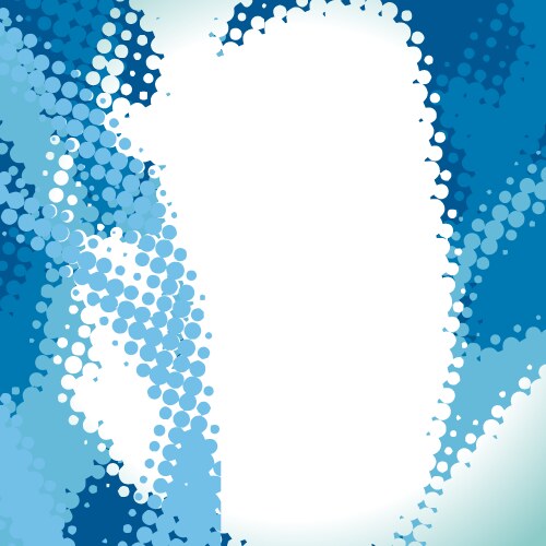 Dotted background with radial halftone Royalty Free Vector