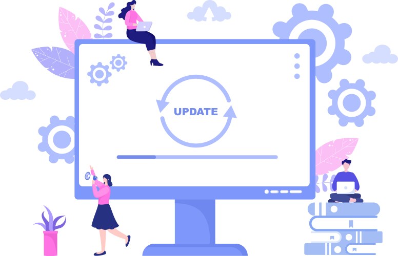 Setting to teamwork on finding new ideas launch vector image