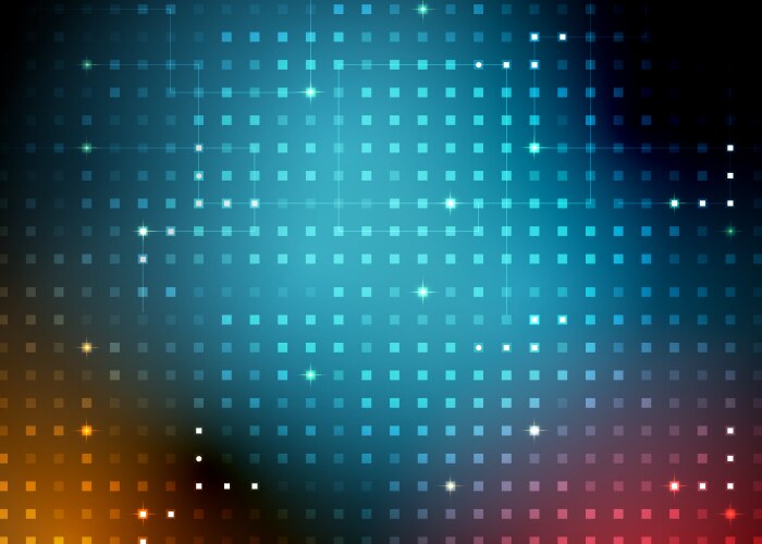 Abstract structure circuit computer cube vector image