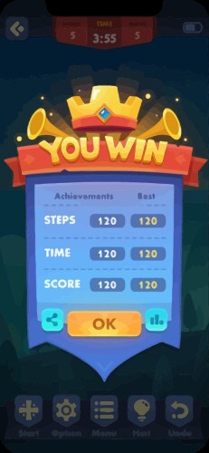 Level Button Game UI Pop-up Icons vector image