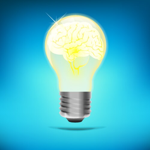 Brain power Royalty Free Vector Image - VectorStock