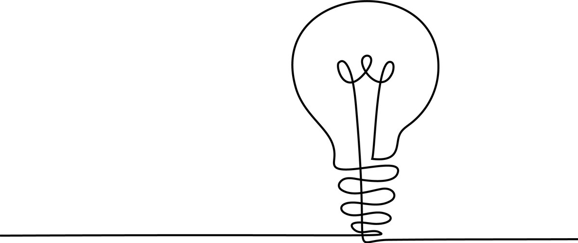 Light bulb set doodle hand drawn Royalty Free Vector Image