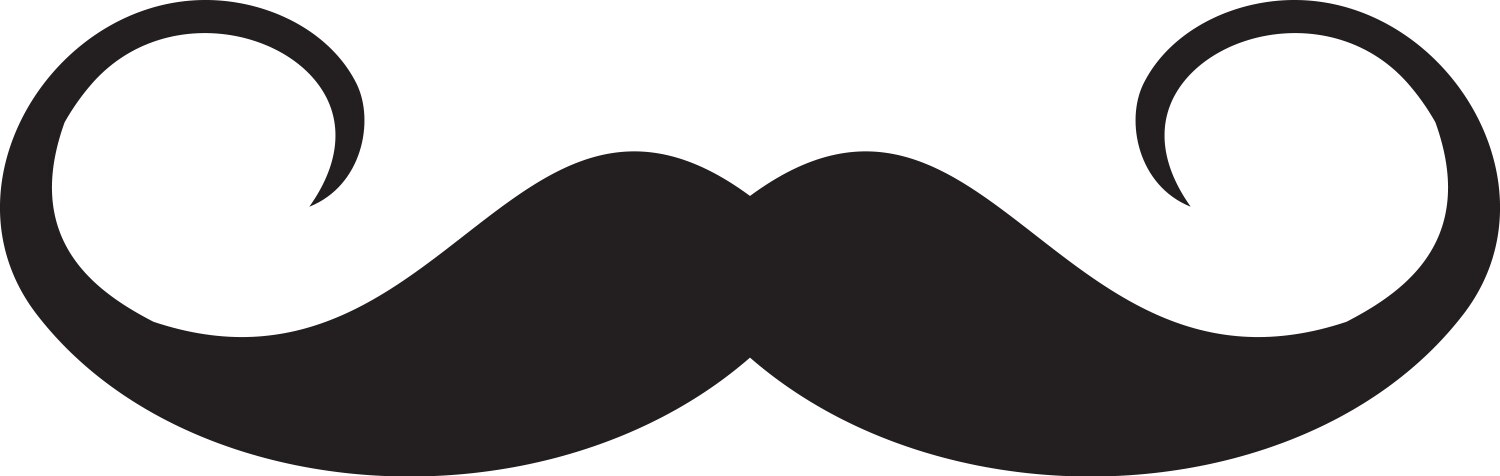 Italy mustache icon template black color editable vector image