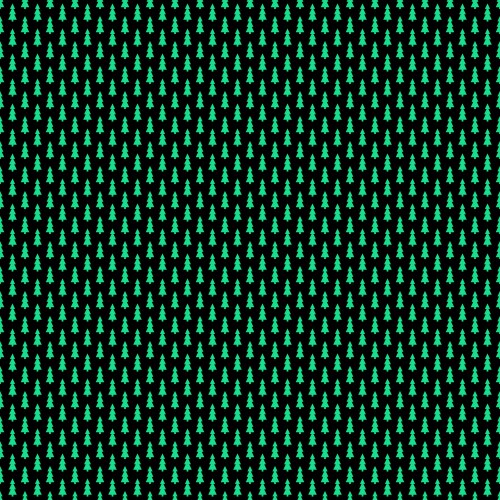 Simple repeating stylized pine tree pattern vector image