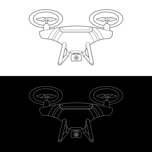 Drones 02 vector image