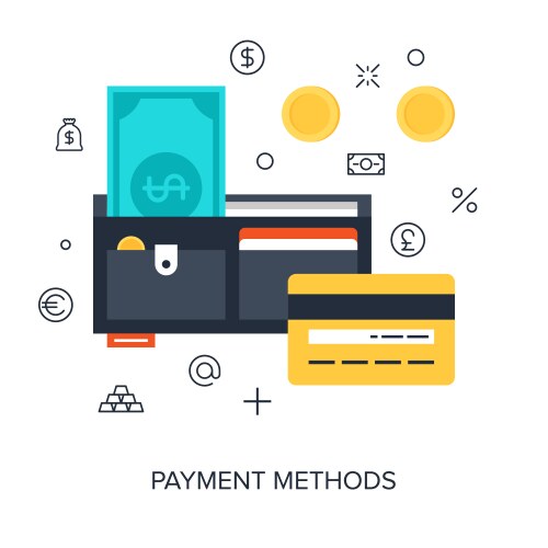 Payment methods concept Royalty Free Vector Image