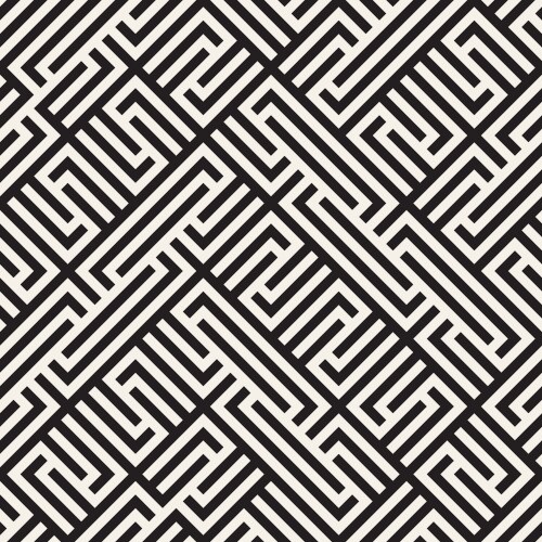 Subtle Geometric Lattice Pattern vector image