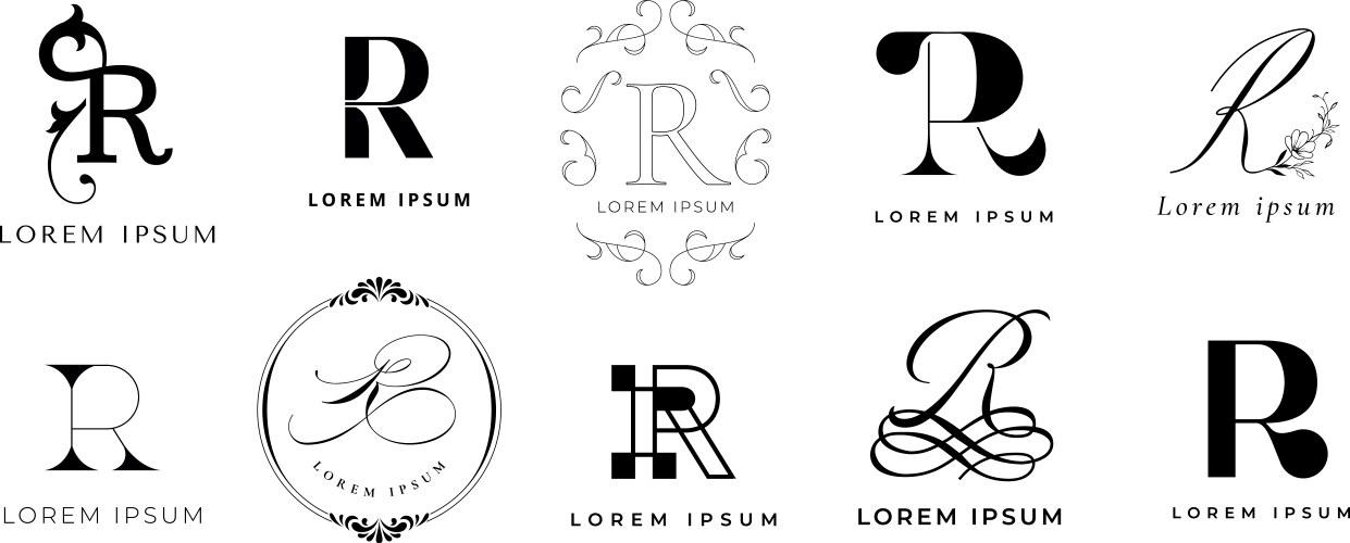 R Monogram Vector Images (over 42,000)