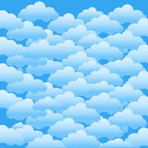 Blue sky with clouds background Royalty Free Vector Image