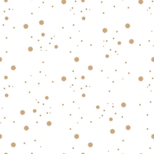 Seamless pattern with gold stars Royalty Free Vector Image