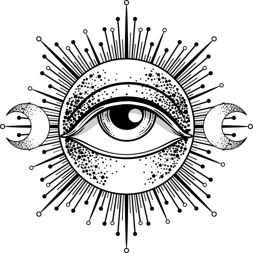Eye of Providence Masonic Symbol Vector Image