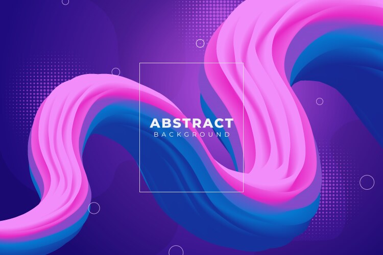 Gradient Abstract Colorful Fluid Background Vector Image