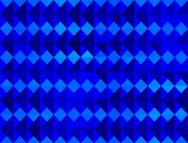 Blue triangular pattern gradient background vector image