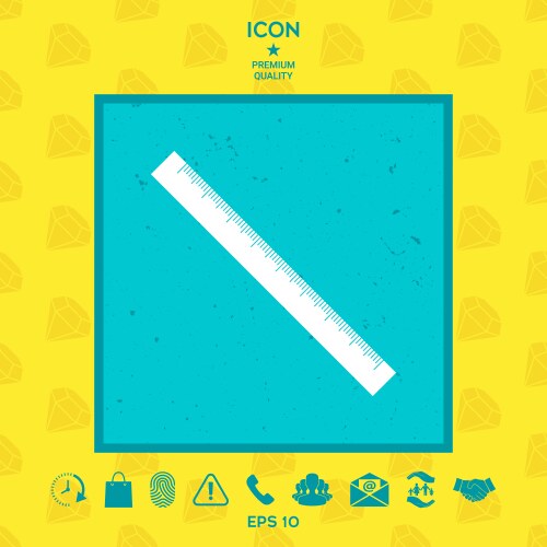 Long ruler Vector Images & Graphics for Commercial Use | VectorStock
