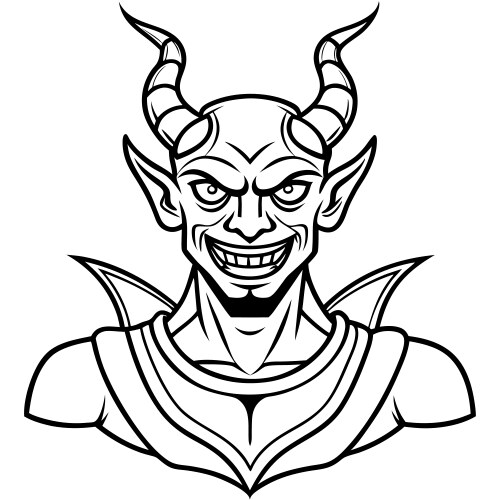 Demon White Vector Images (over 49,000)