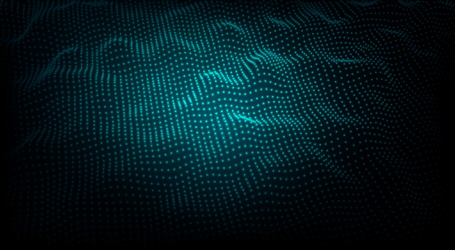 Abstract particle wave – Royalty-Free Vector | VectorStock