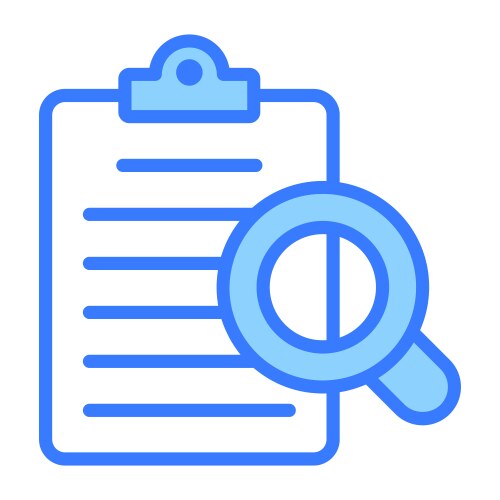 Audit file icon user interface as a simple sign vektorbild