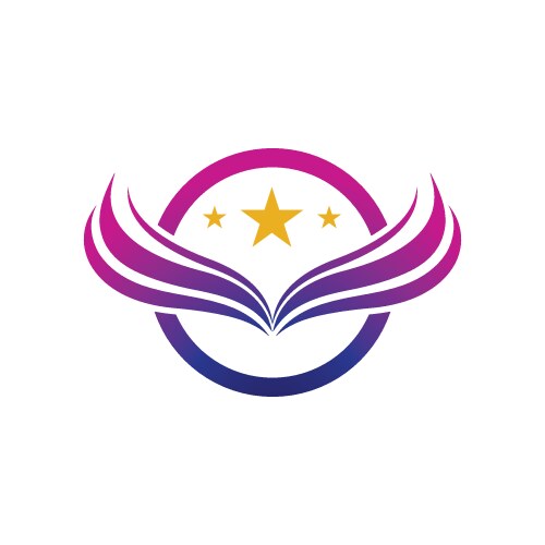 Wing logo template icon Royalty Free Vector Image
