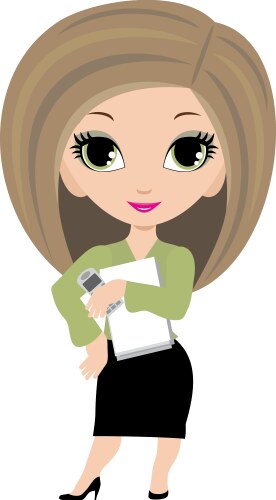 Woman cartoon Royalty Free Vector Image - VectorStock