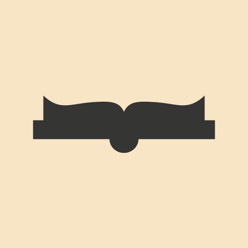 Flat with shadow icon and mobile application open vector image