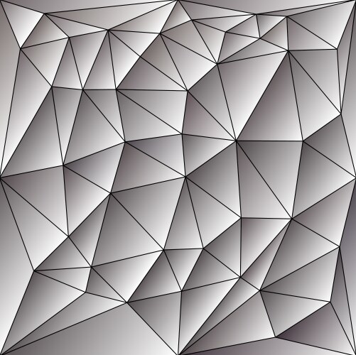 Abstract vitrage with triangular multi colors grid vector image