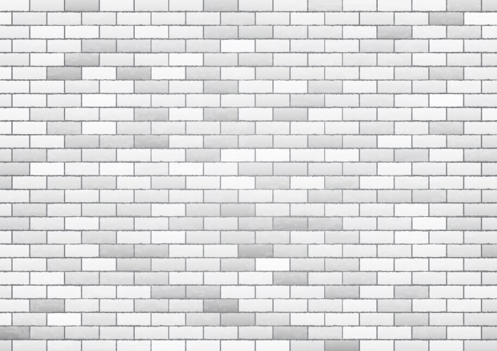 White brick wall texture Royalty Free Vector Image