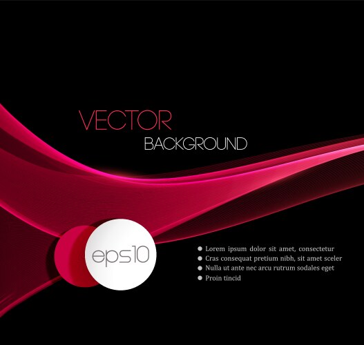 Smooth wave stream line abstract header layout vector image